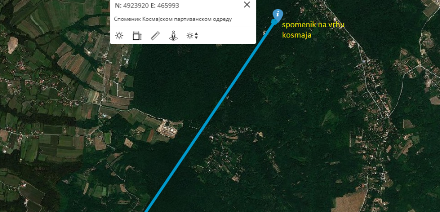 Šumsko zemljište Velika Ivanča / Rogača KOSMAJ