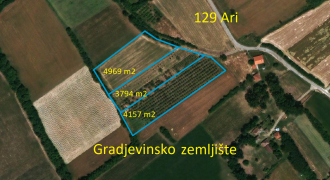 Gradjevinsko zemljište Koraćica Voćnjak 129 Ari
