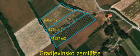 Gradjevinsko zemljište Koraćica Voćnjak 129 Ari